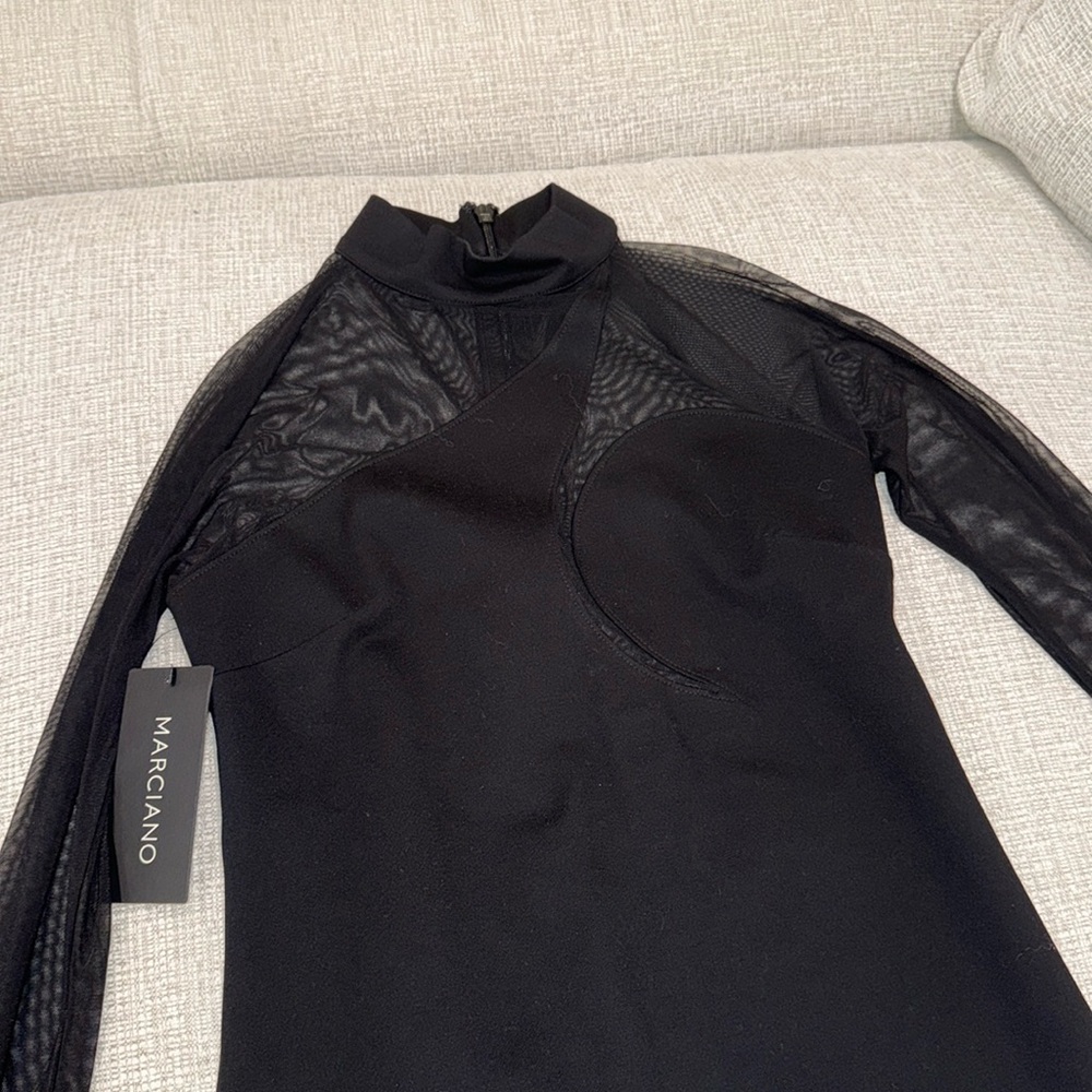 MARCIANO CARI DRESS- BLACK SIZE M